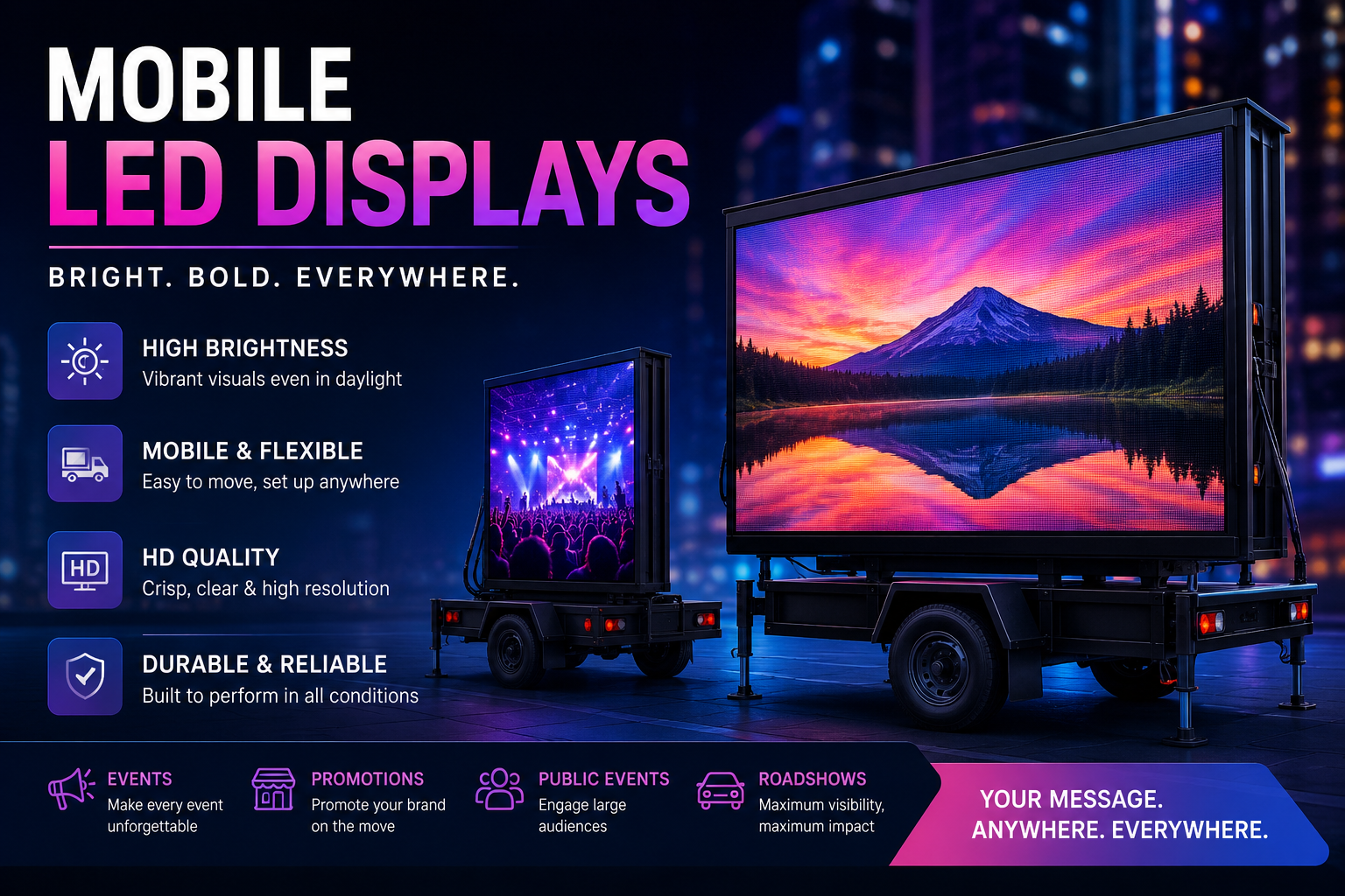 Mobile LED Displays